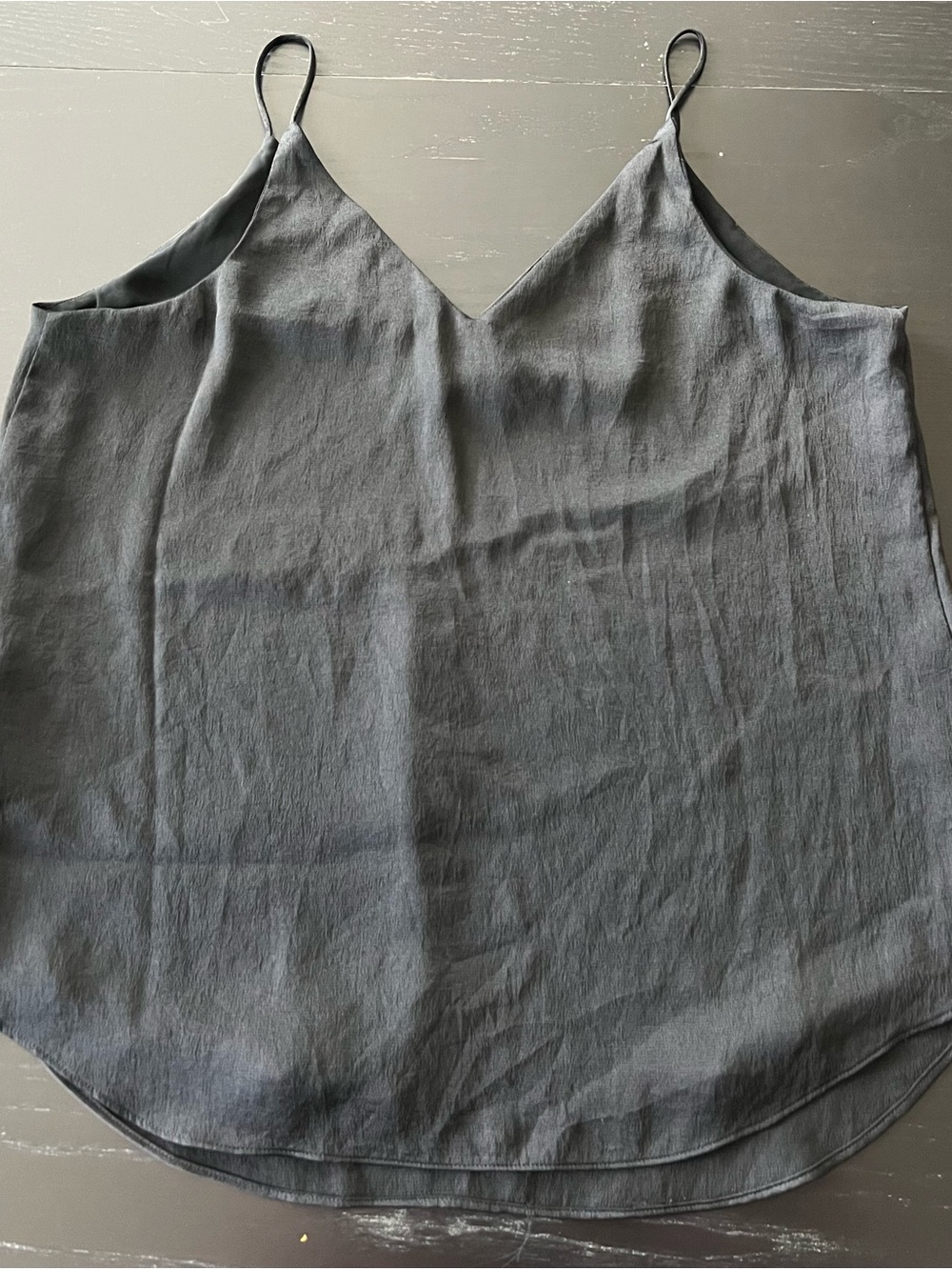 Black Satin Cami